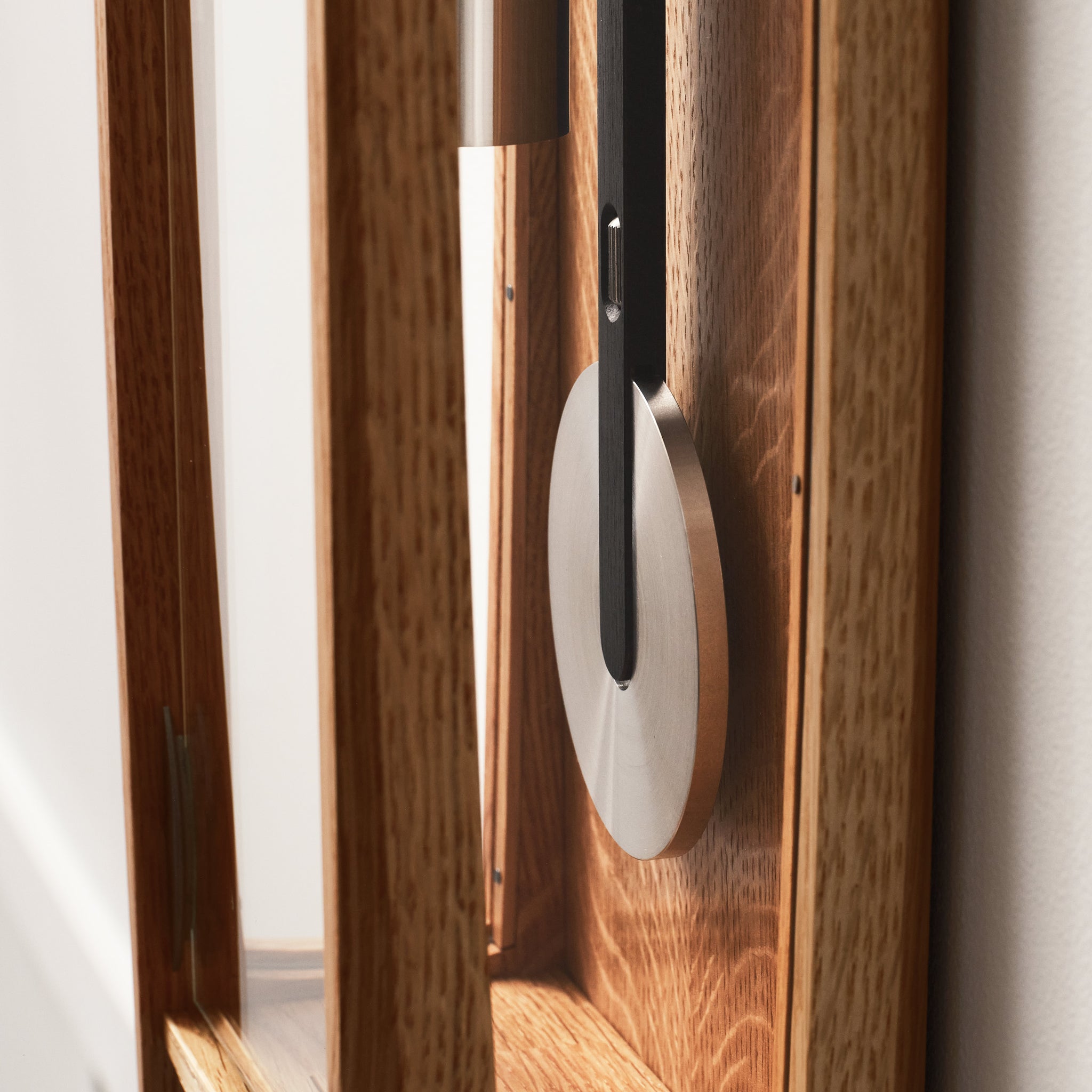 THE FROXFIELD WALL CLOCK IN NATURAL OAK