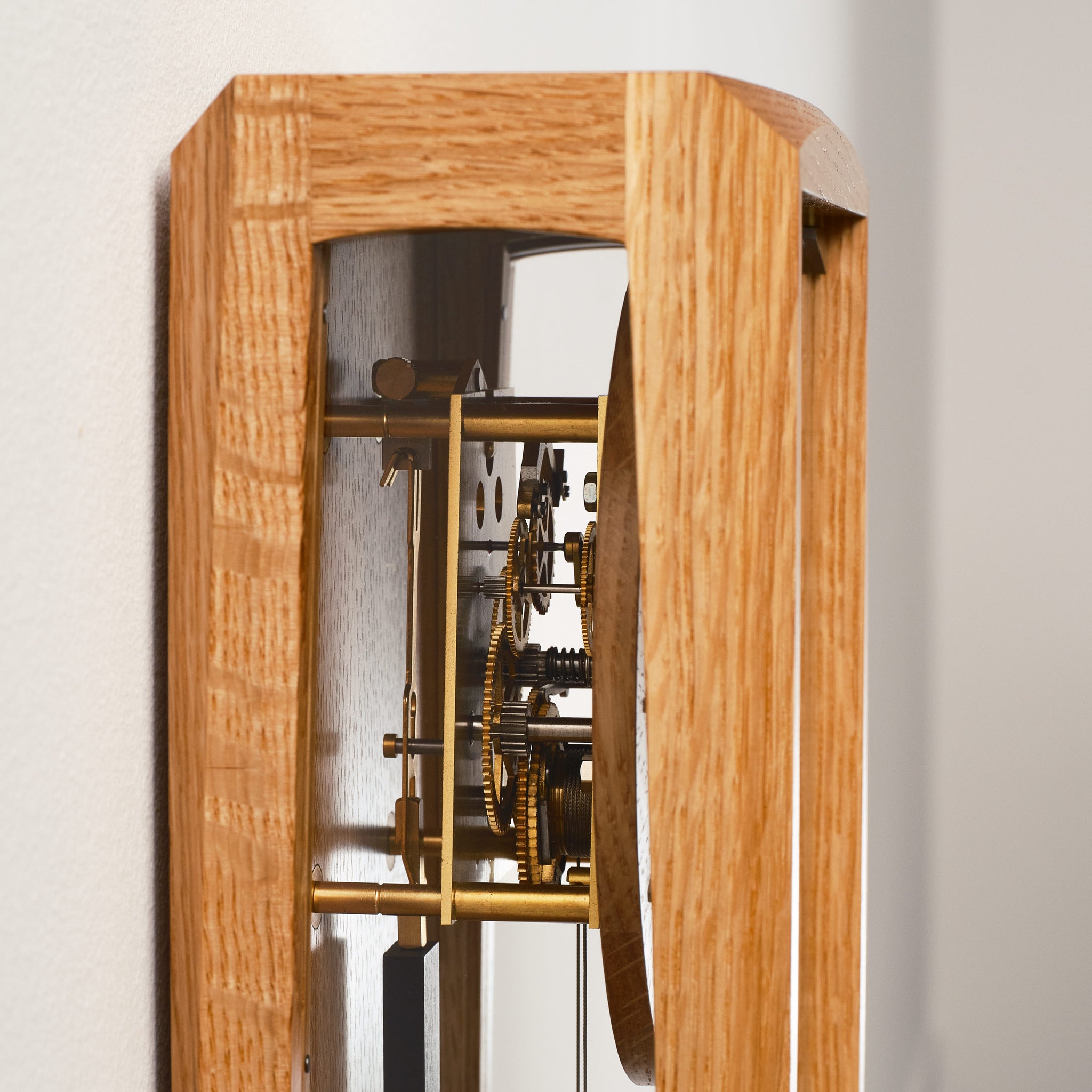 THE FROXFIELD WALL CLOCK IN NATURAL OAK