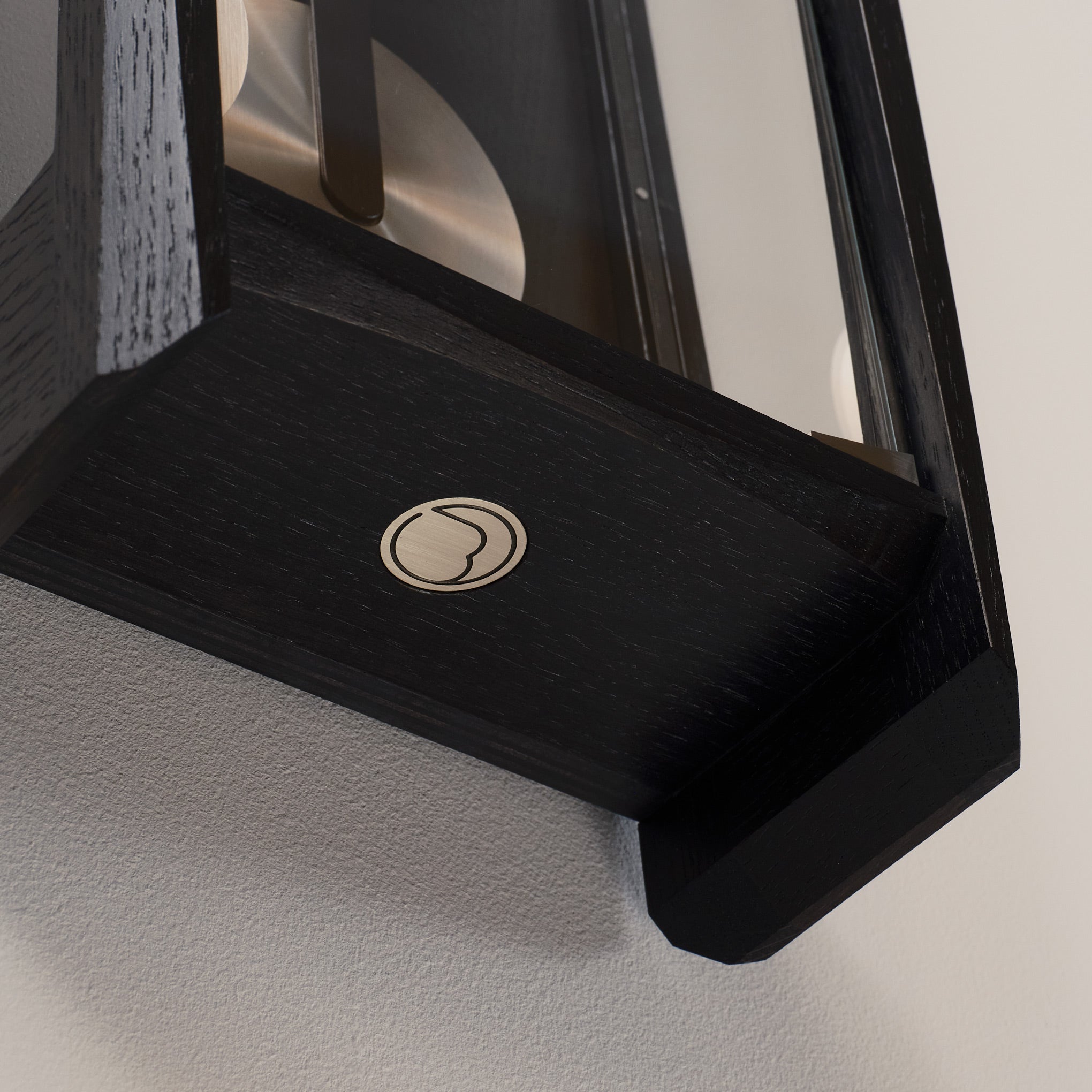 THE FROXFIELD WALL CLOCK IN BLACK OAK