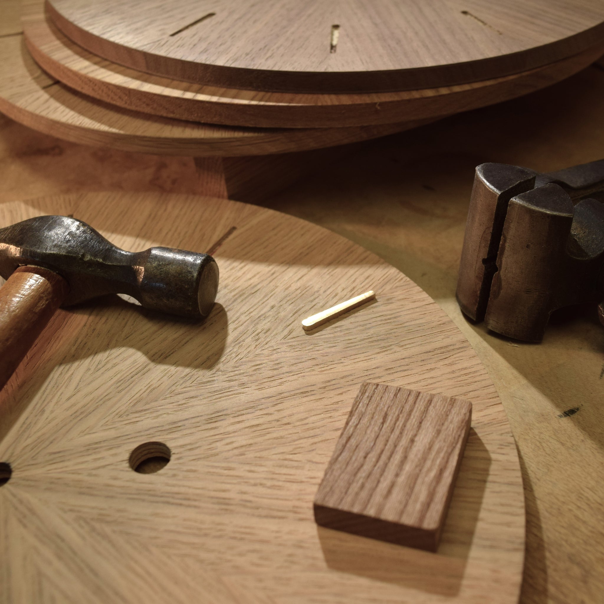 Image of a dial being crafted