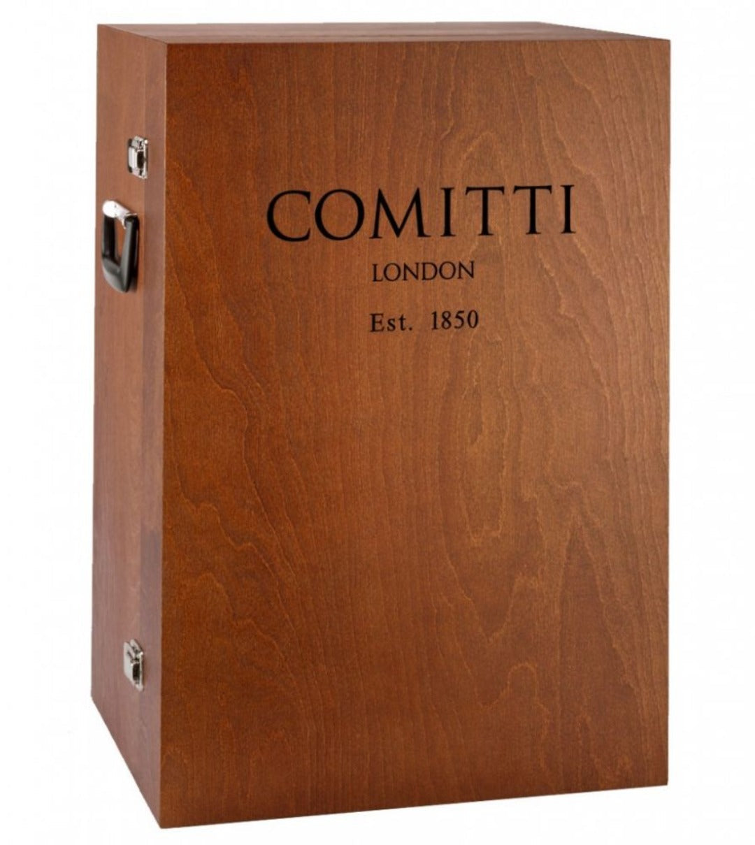 RHODIUM PLATED NAVIGATOR WITH BLACK LACQUER BASE