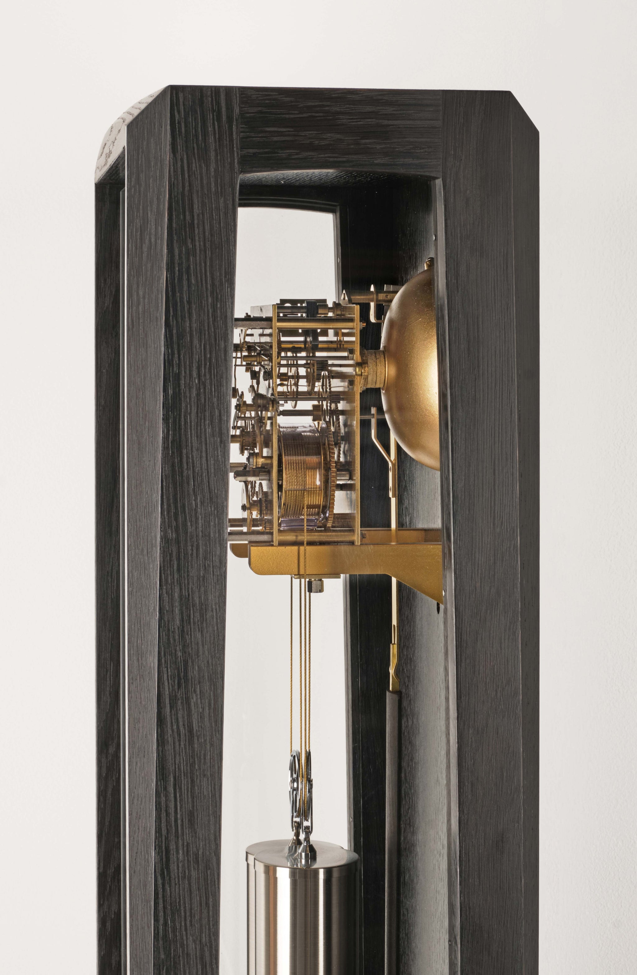 THE FROXFIELD FLOOR CLOCK IN BLACK OAK