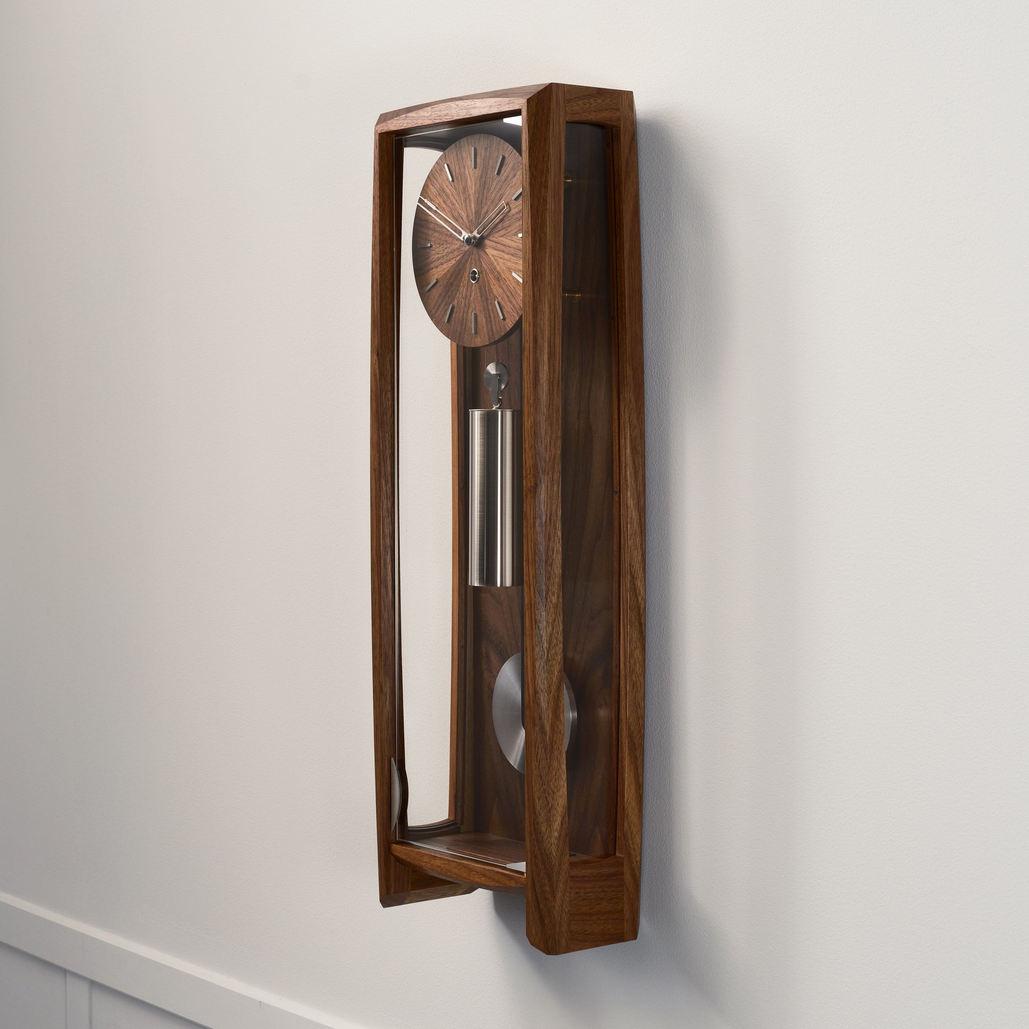 THE FROXFIELD WALL CLOCK IN WALNUT