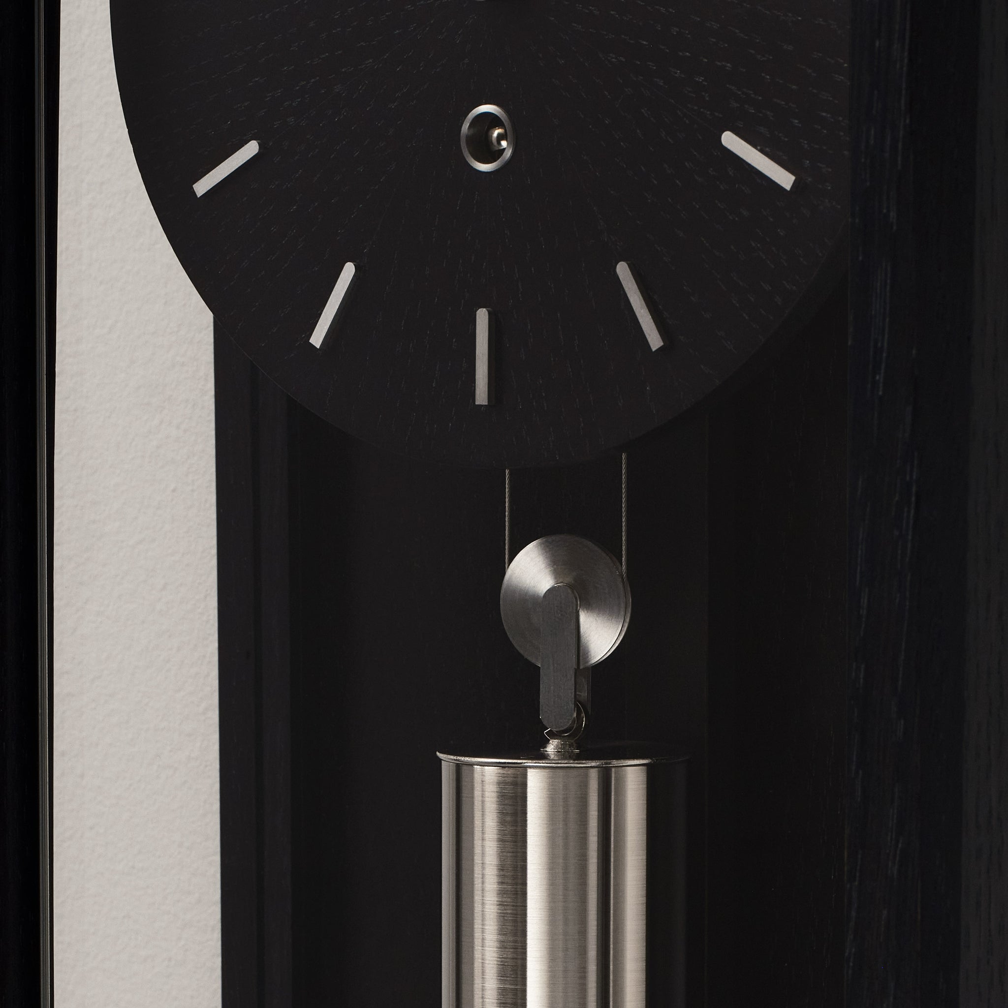 THE FROXFIELD WALL CLOCK IN BLACK OAK