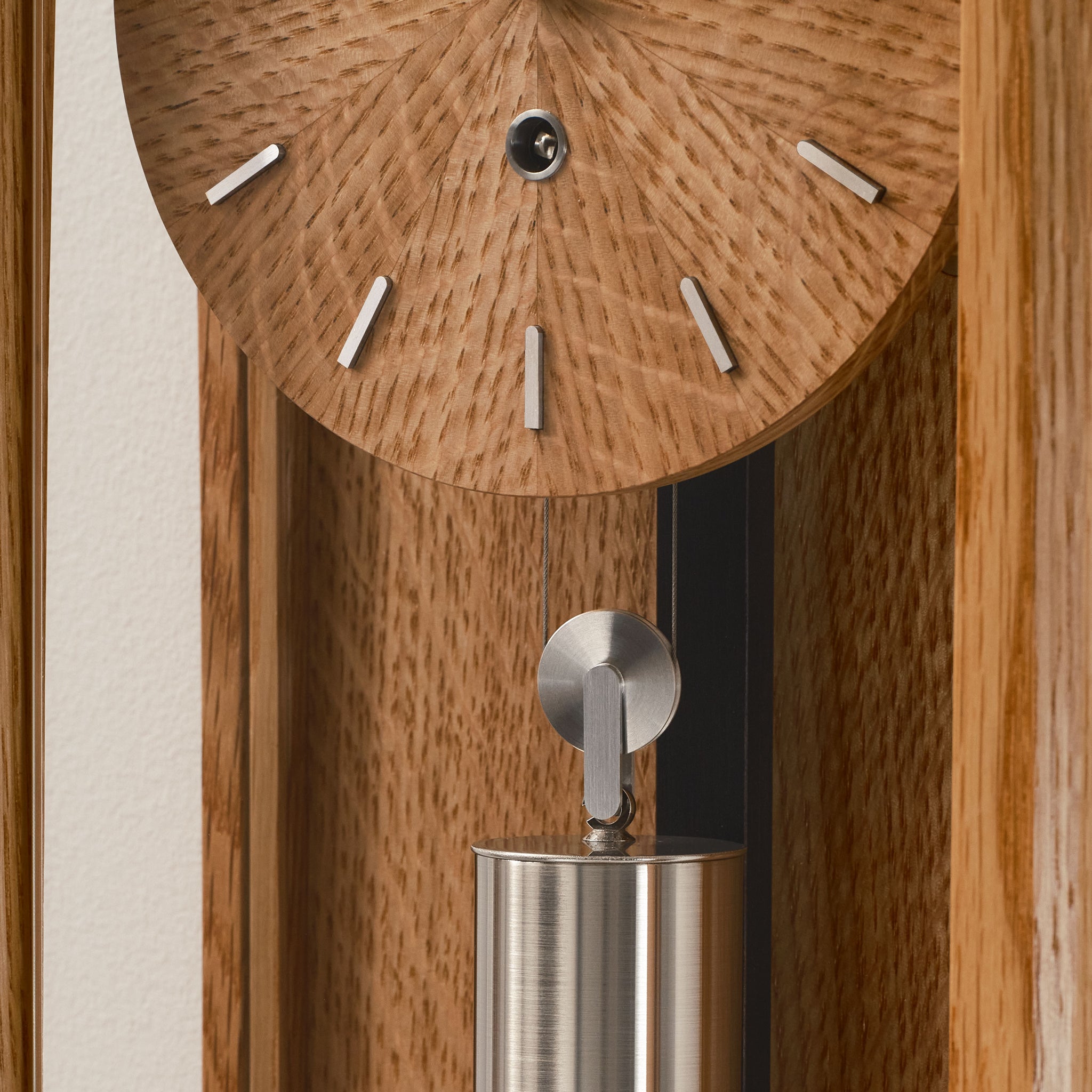 THE FROXFIELD WALL CLOCK IN NATURAL OAK