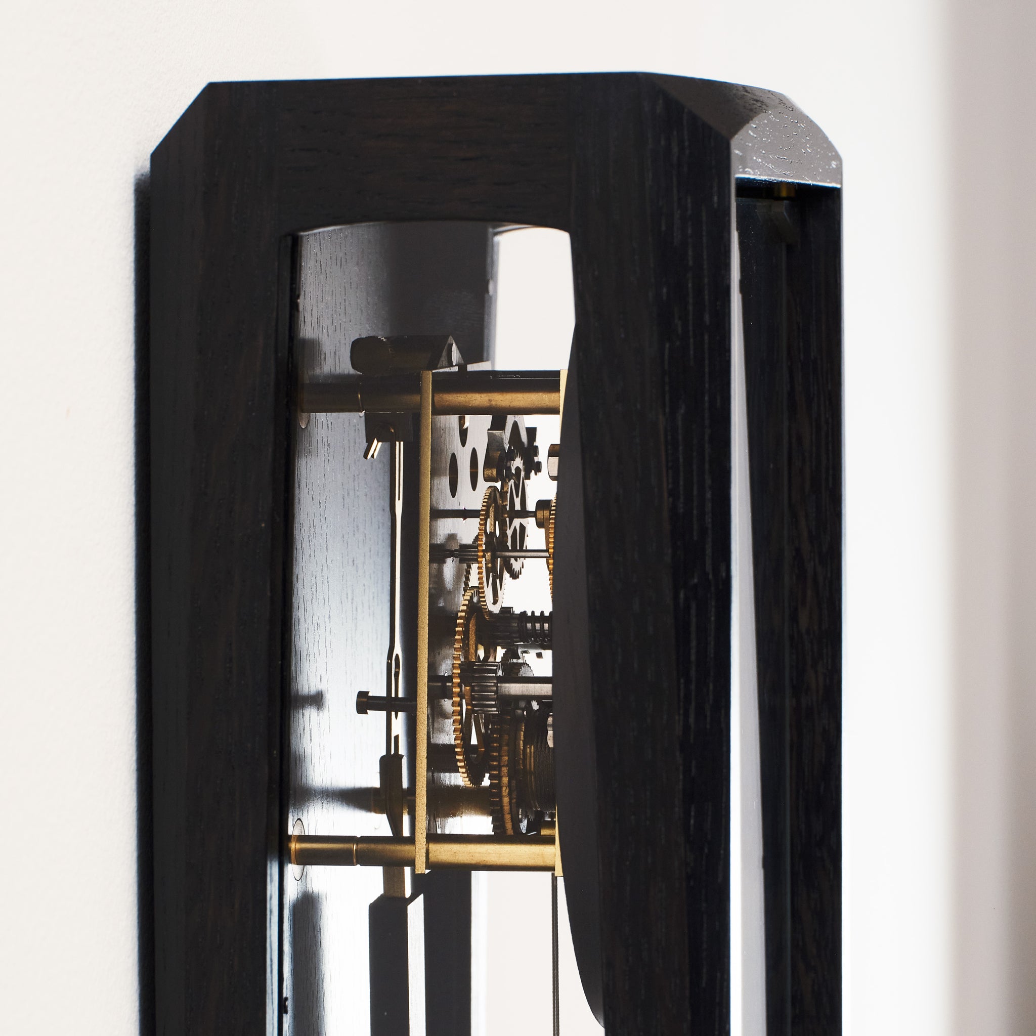 THE FROXFIELD WALL CLOCK IN BLACK OAK