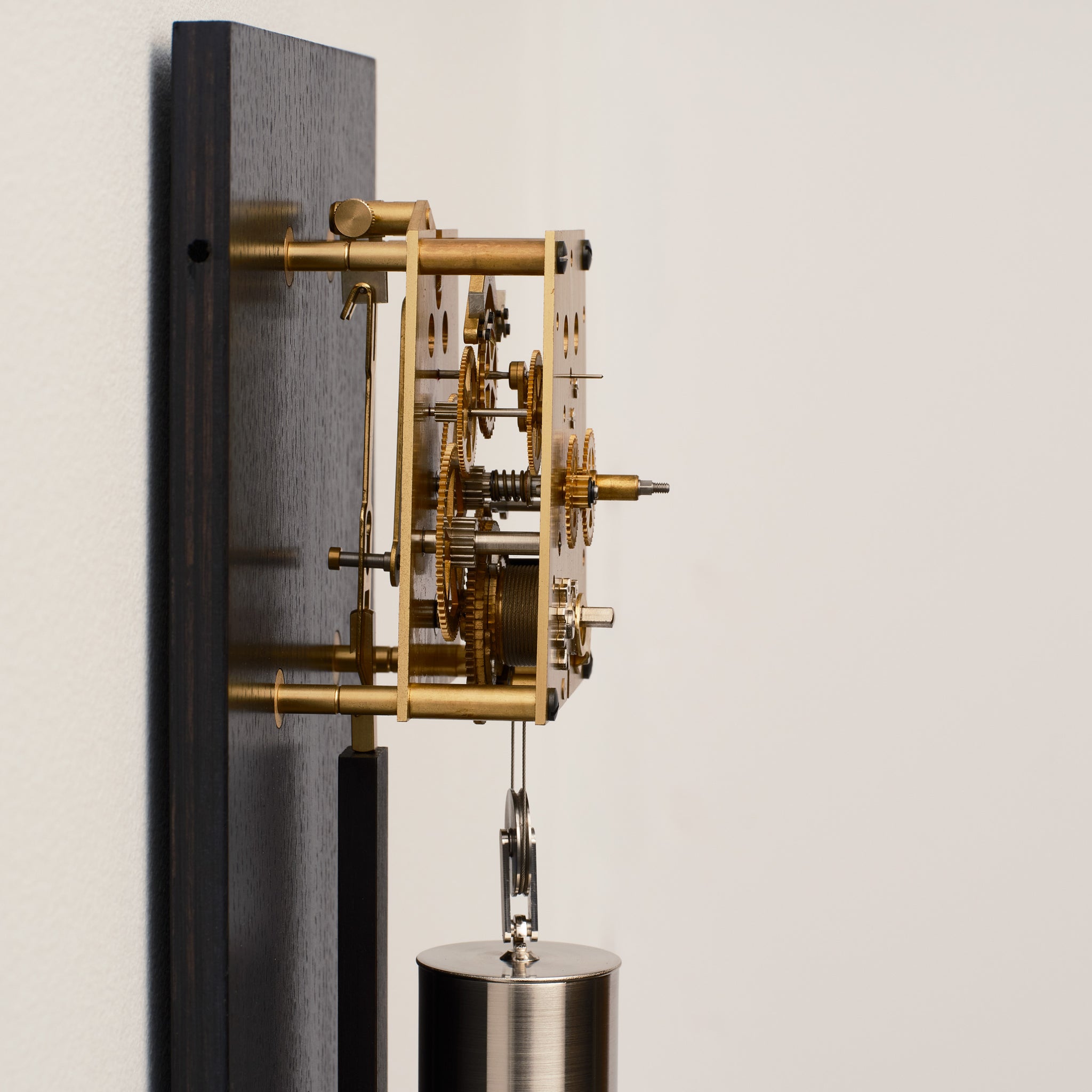 THE FROXFIELD WALL CLOCK IN BLACK OAK